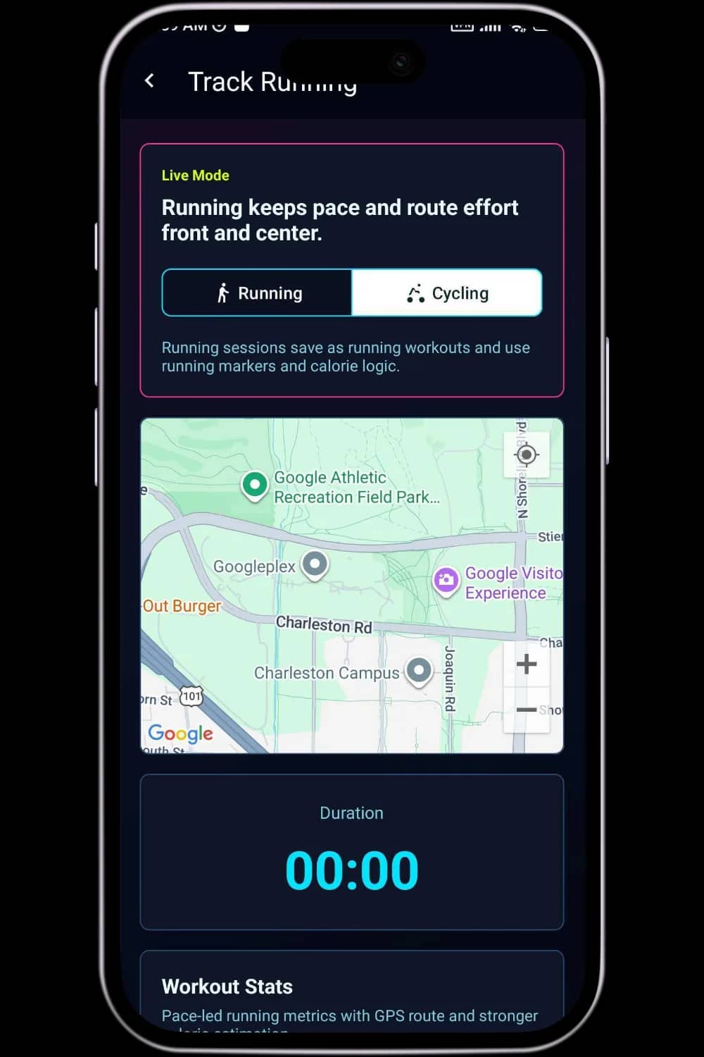 Fitness Tracker mobile product screen 2