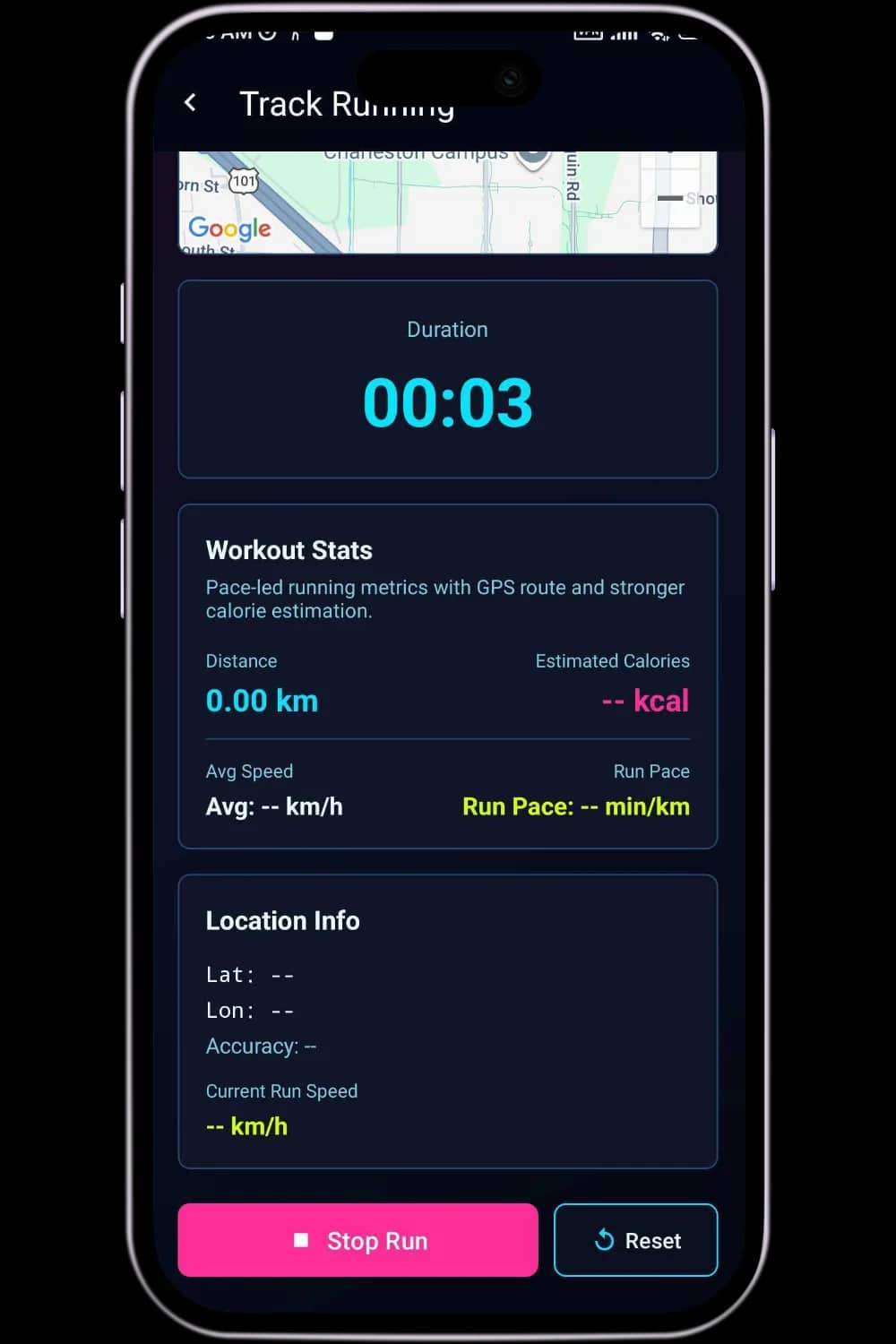 Fitness Tracker mobile product screen 3