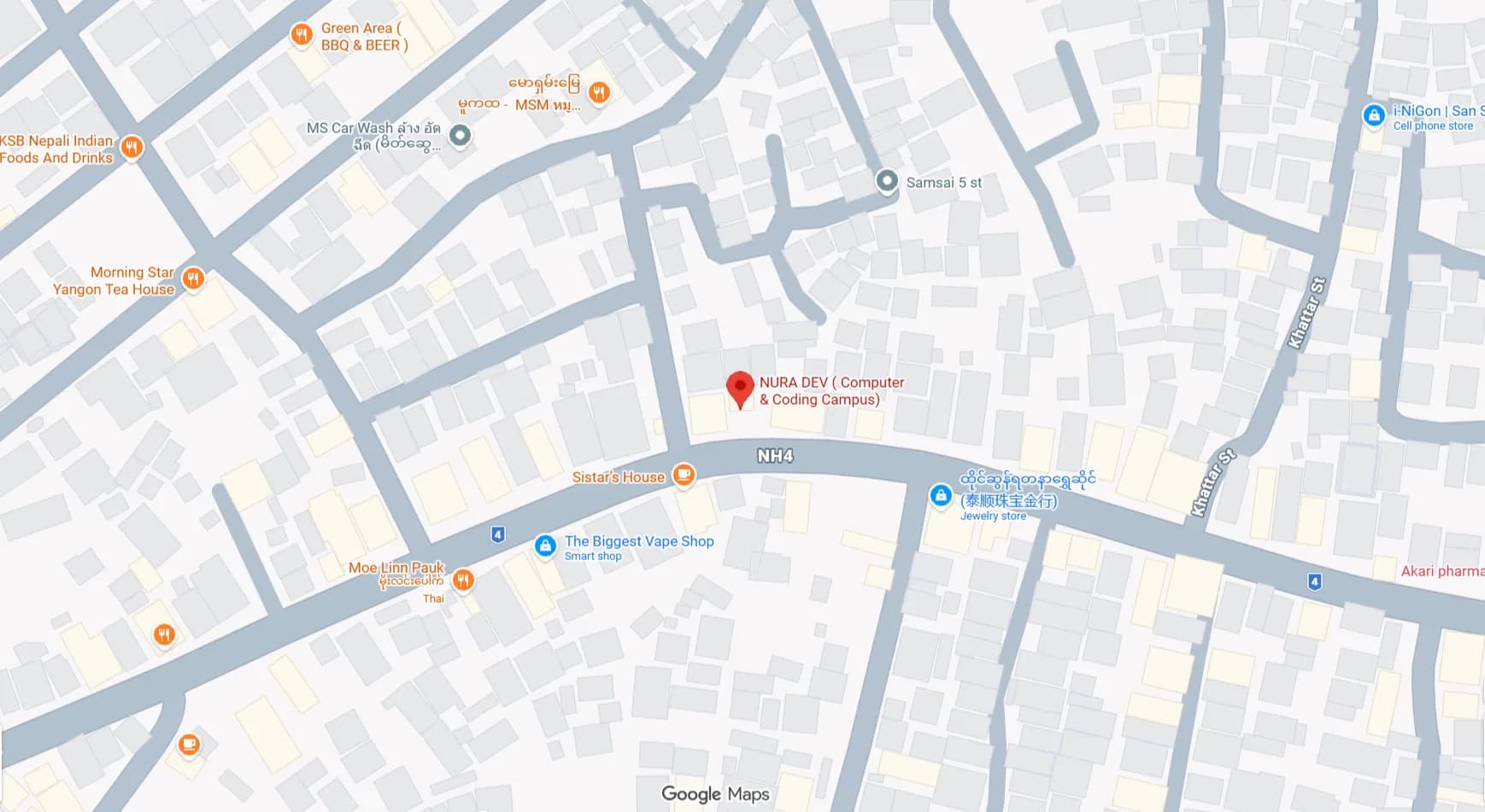 Nura Next office map in Tachileik
