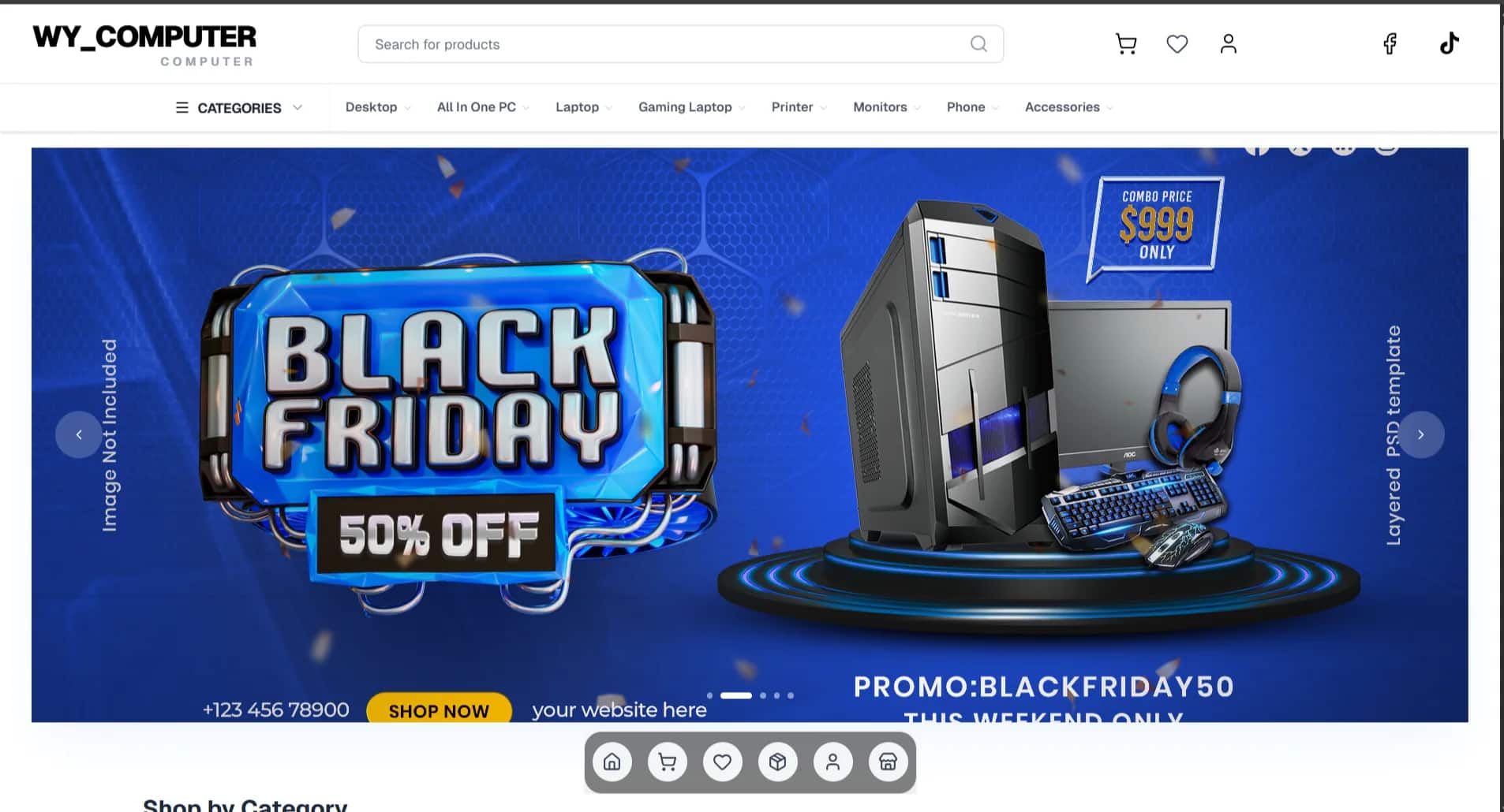 WY Computer web product screen 2